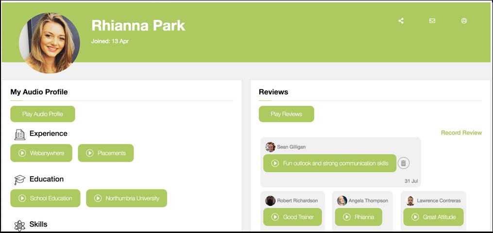 voice notes app - Sound Branch